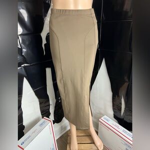 Chic Tan Pencil Skirt for Women
